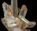 Tangerine Quartz Crystal Cluster - Madagascar #58866-5